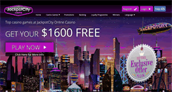 Desktop Screenshot of jackpotcitycasino1.com