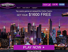 Tablet Screenshot of jackpotcitycasino1.com